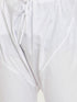 Vastramay Men's Black And White Cotton Kurta Churidar Set
